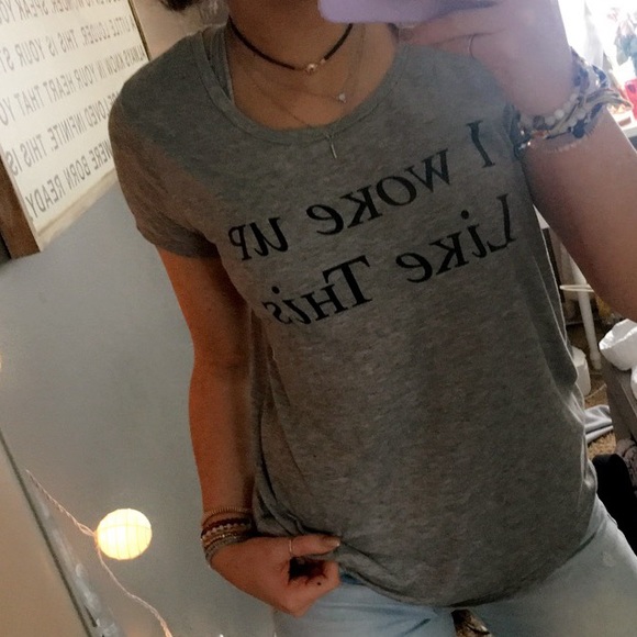 comfy grey tee - Picture 3 of 3